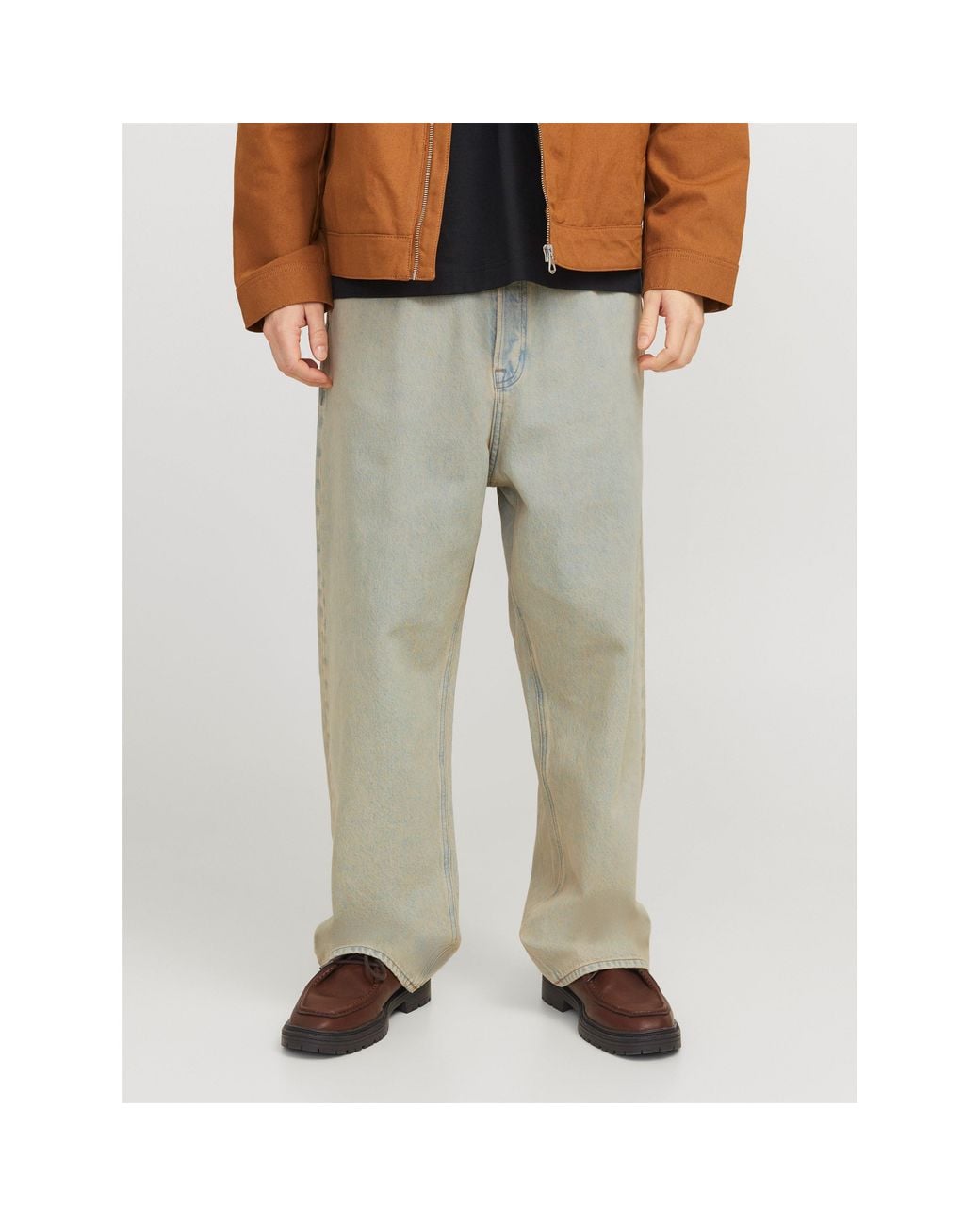 Jack & Jones Gray Jj Ron Jeans for men
