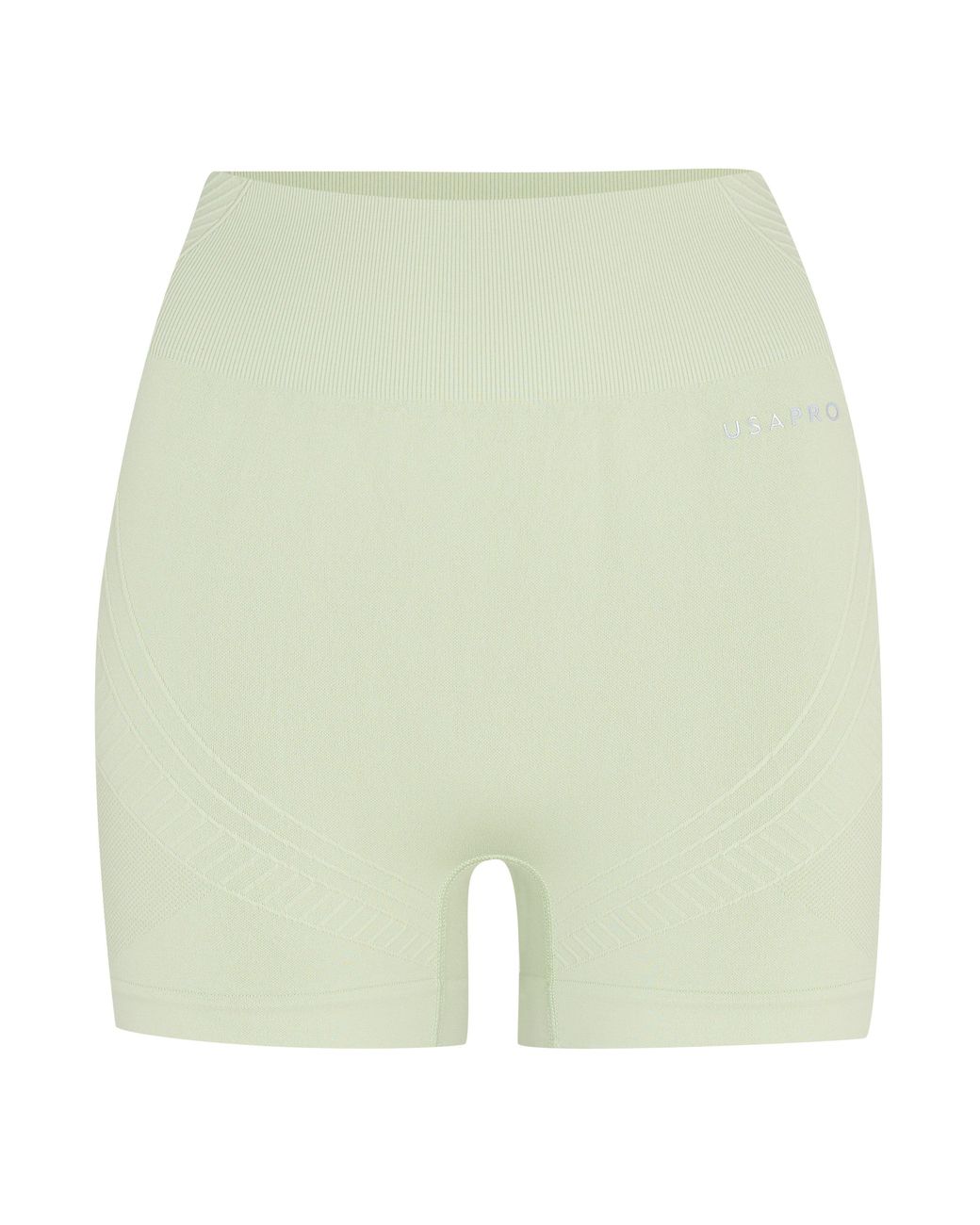Usa Pro Green Seamless 3 Inch Shorts