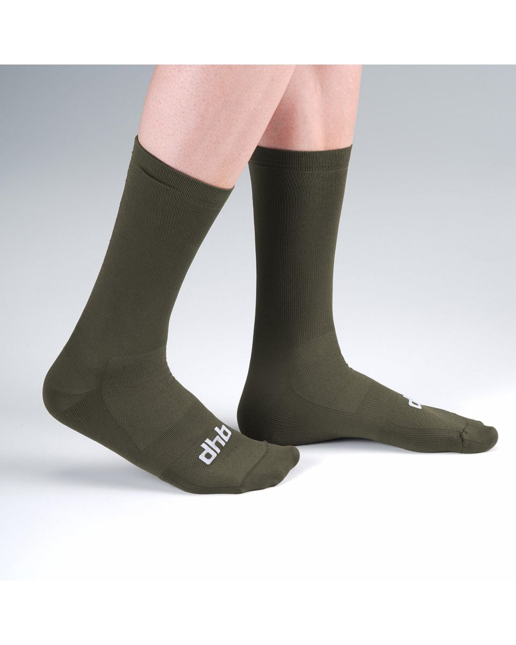 Dhb Green Summer Lite Aeron Tall Sock