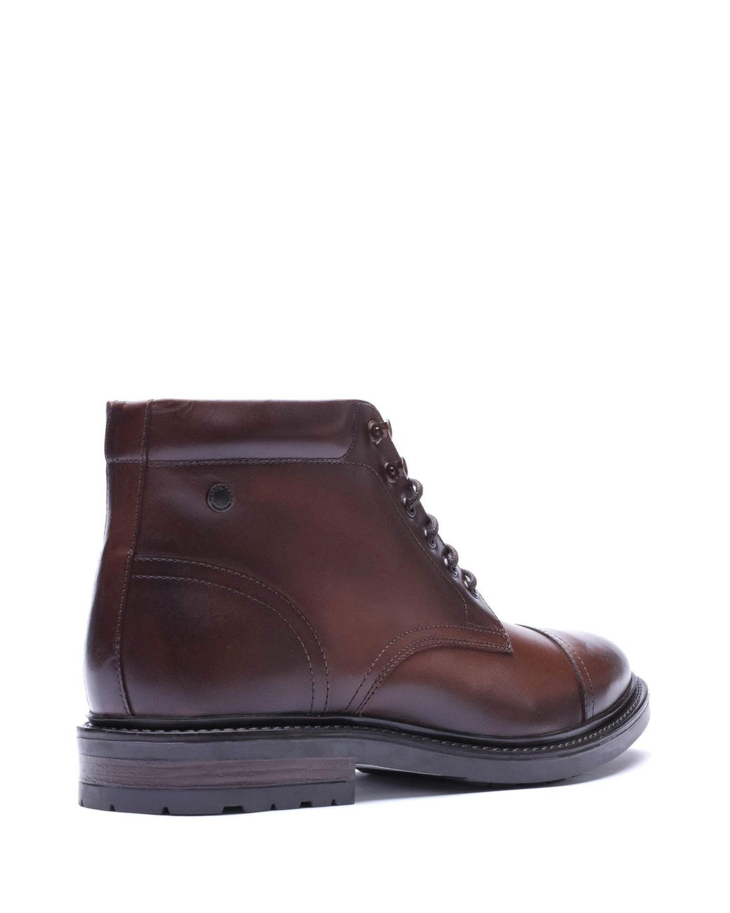 Base London Purple Porter Toe Cap Boot for men