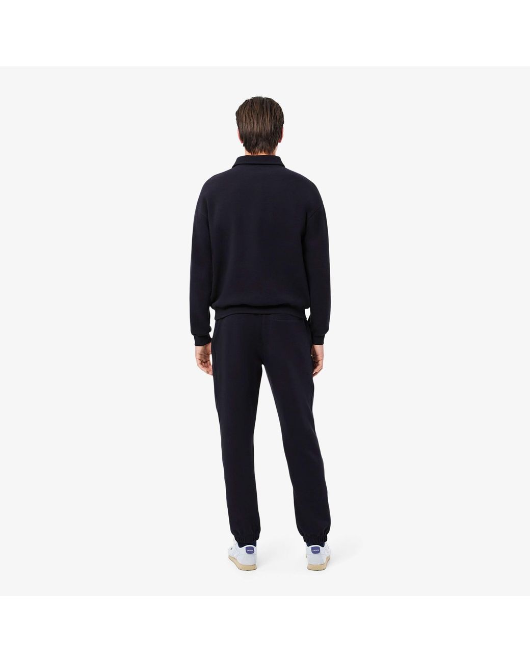 Lacoste Blue Regular-Fit Pique Sweatpants for men
