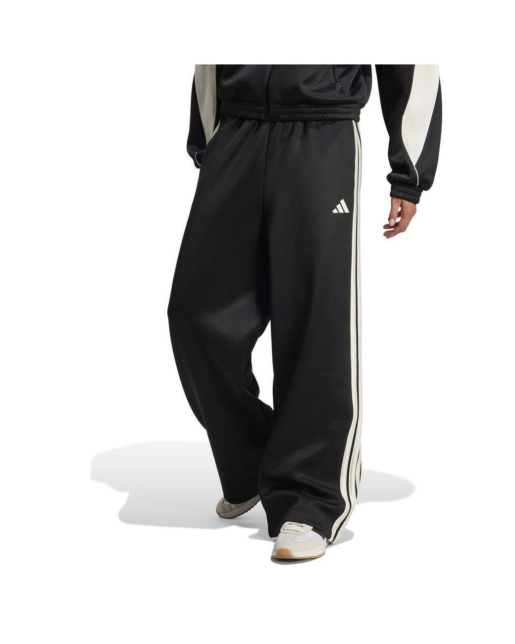 Adidas Black Stadium 3-Stripes Track Pant