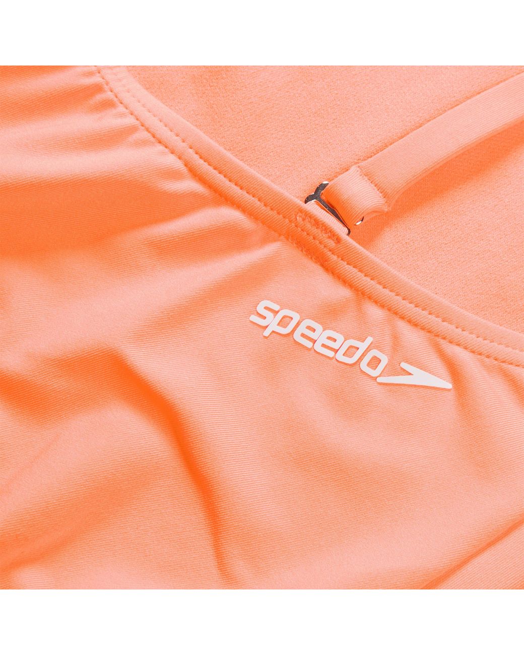 Speedo Orange Gen Solid One Piece Swimsuit