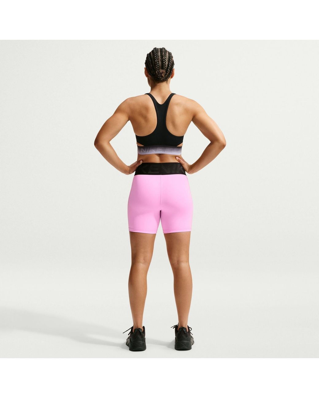 Nike Pink Keely Sculpt 5In Performance Shorts