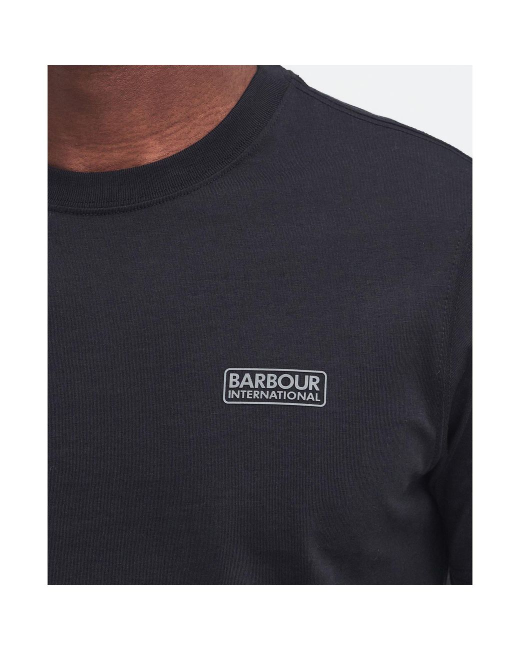 Barbour Blue Small Logo T-Shirt for men