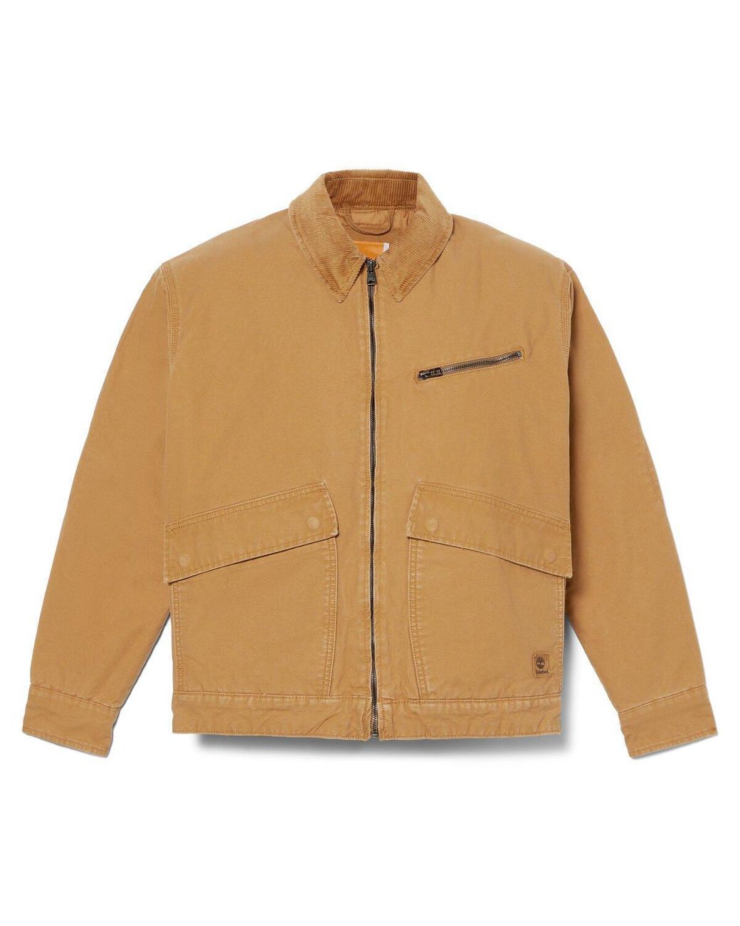 Timberland Brown Strafford Washed Canvas Insulated Field Jacket for men
