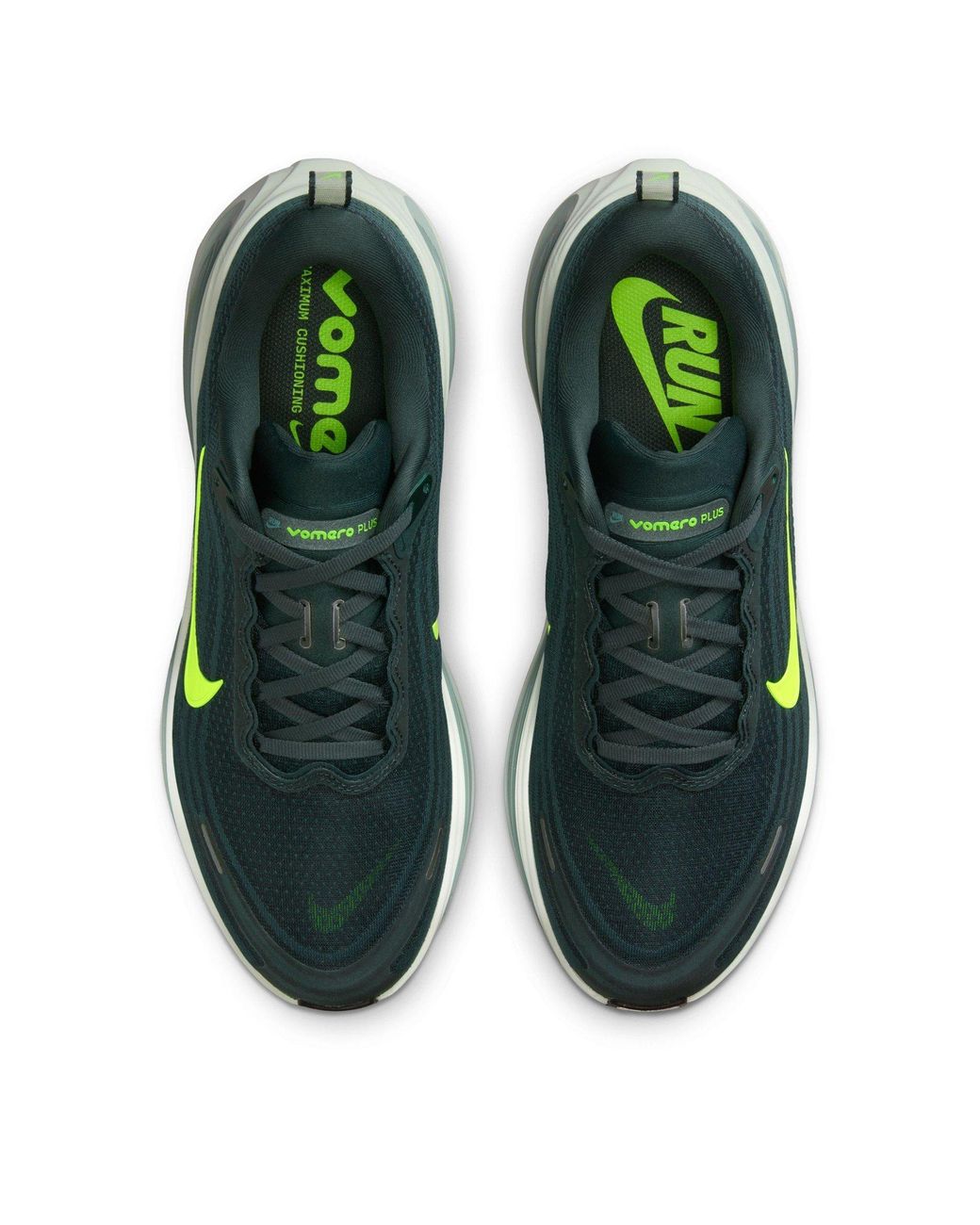 Nike Green Vomero Plus Road Running Shoes for men