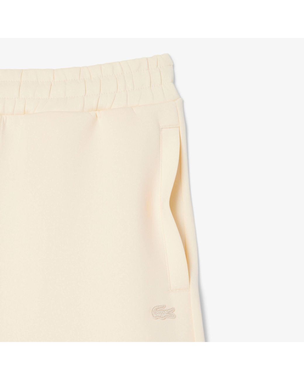 Lacoste Natural Fleece Jogger Shorts for men