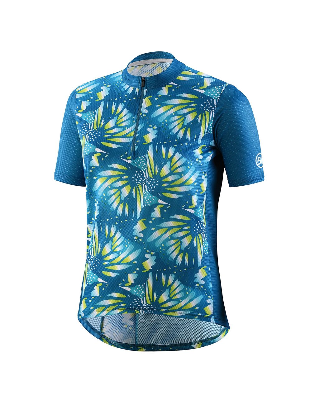 Bicycle Line Blue Dalia Short Sleeve Upf 30+ Loose Fit Cycling Jersey