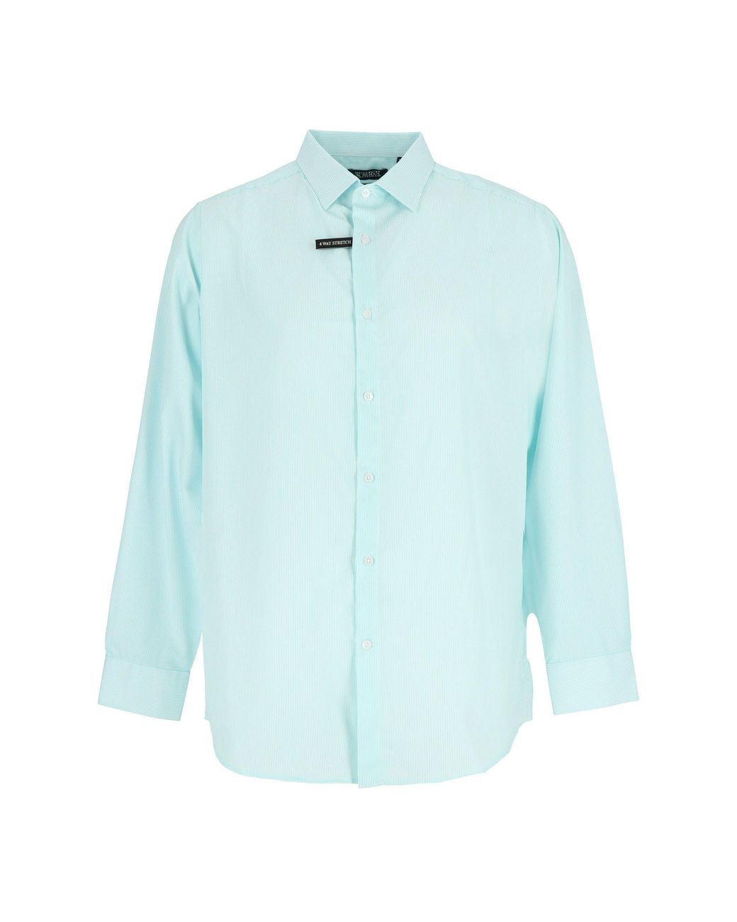 Scotch & Soda Blue And Pattern Long Sleeve Shirt Collar for men