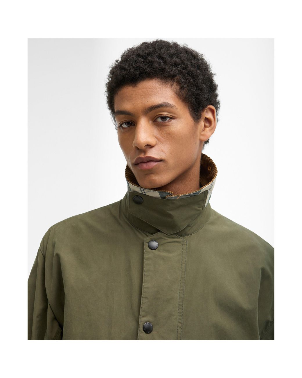 Barbour Green Icons Border Jacket for men