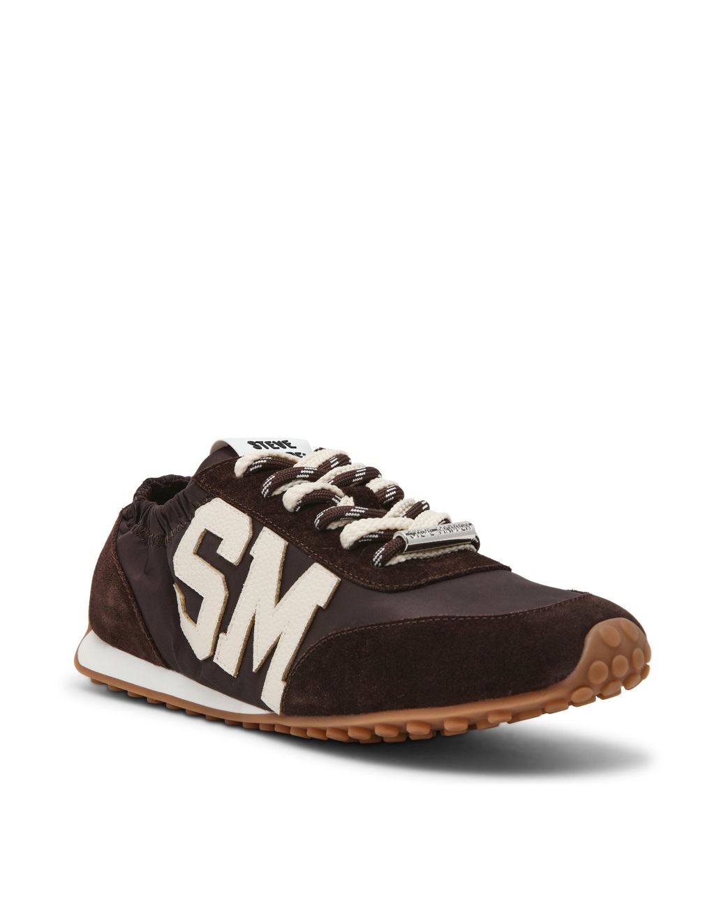 Steve Madden Brown Cashbox Low-Top Trainers