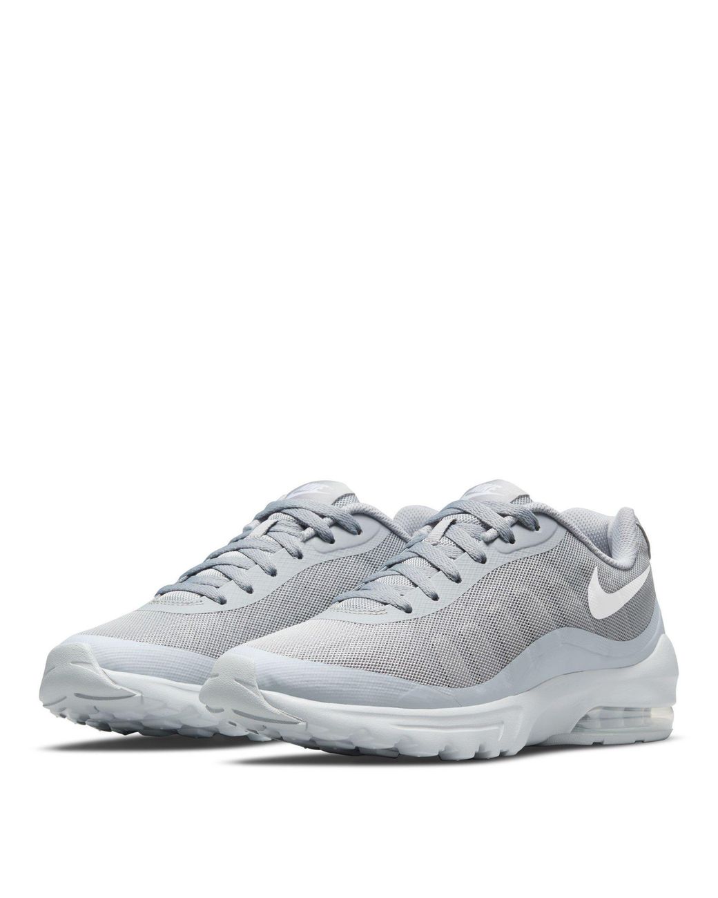 Nike Gray Air Max Invigor Shoes for men