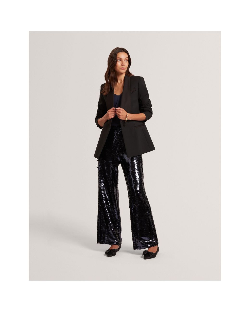 Ted Baker Black Relaxed Blazer