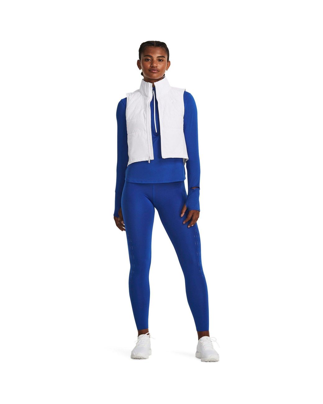 Under Armour White Launch Insulated Vest Running