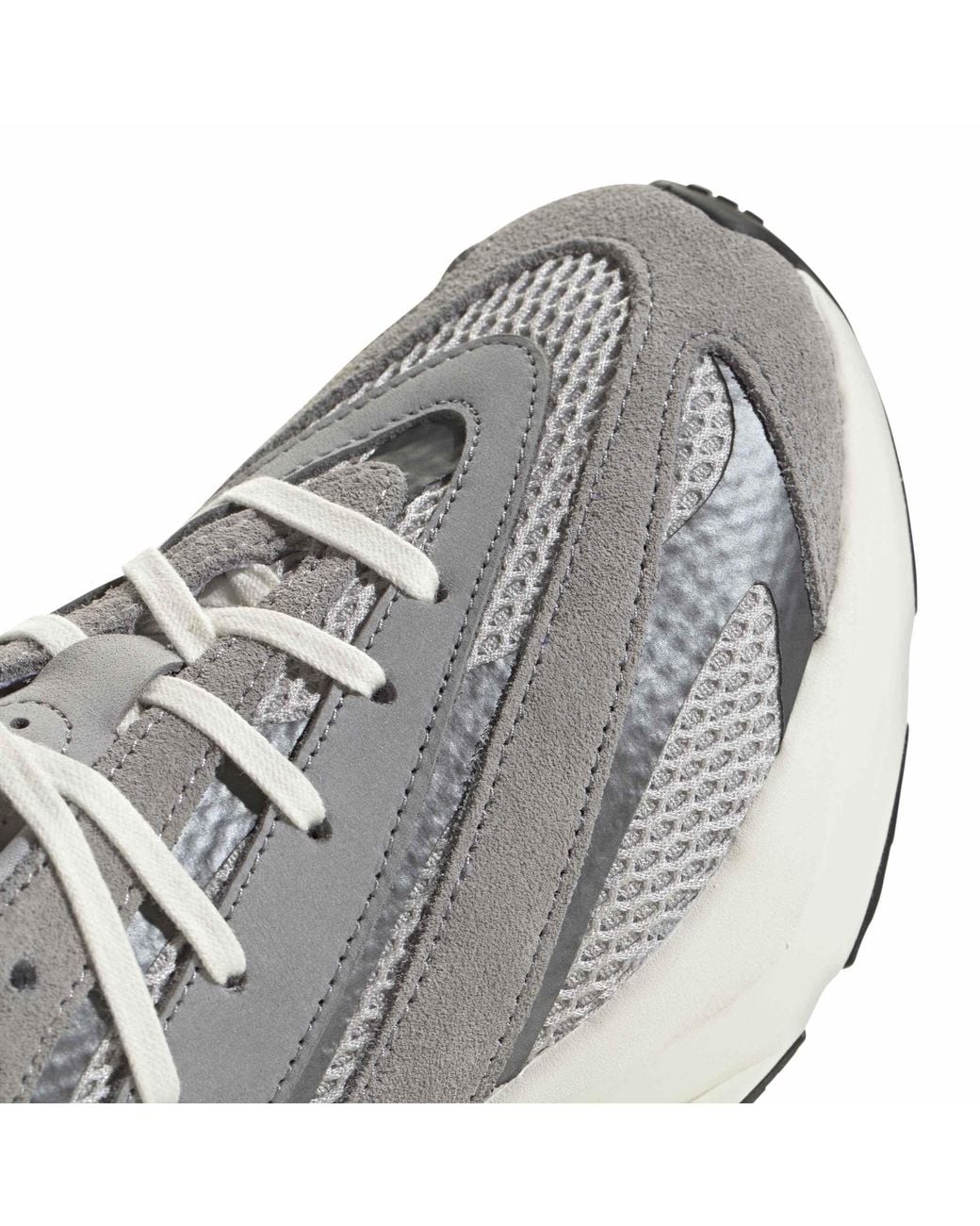 Adidas Gray Lightblaze Road Running Shoes for men