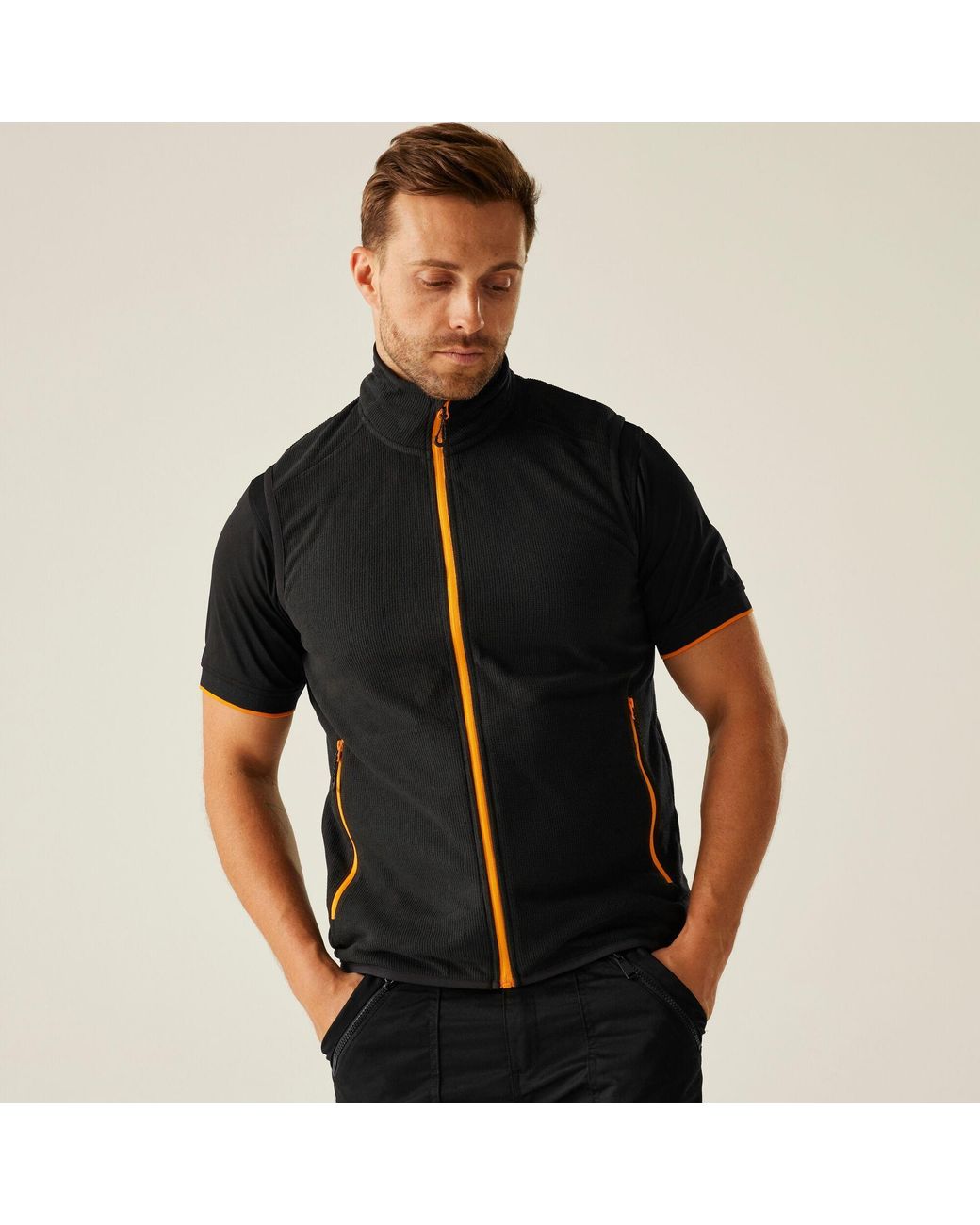Regatta Black Navigate Fleece Bodywarmer for men