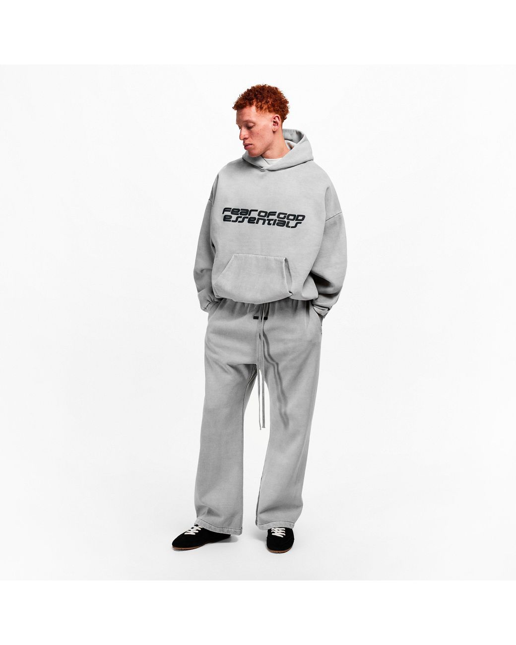 Fear Of God Gray Fge Logo Swt Pnt Sn62 for men
