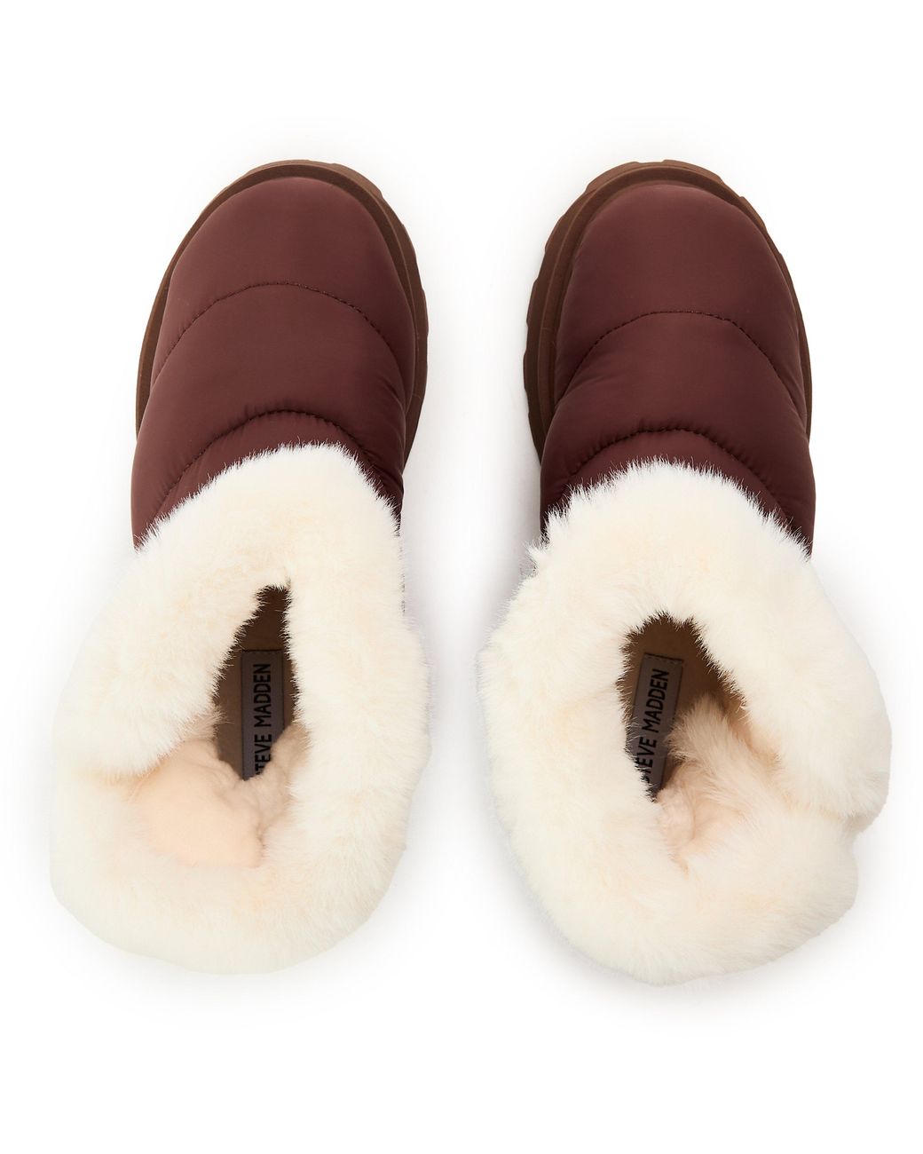 Steve Madden Brown Frostee Round Toe Snug Boots
