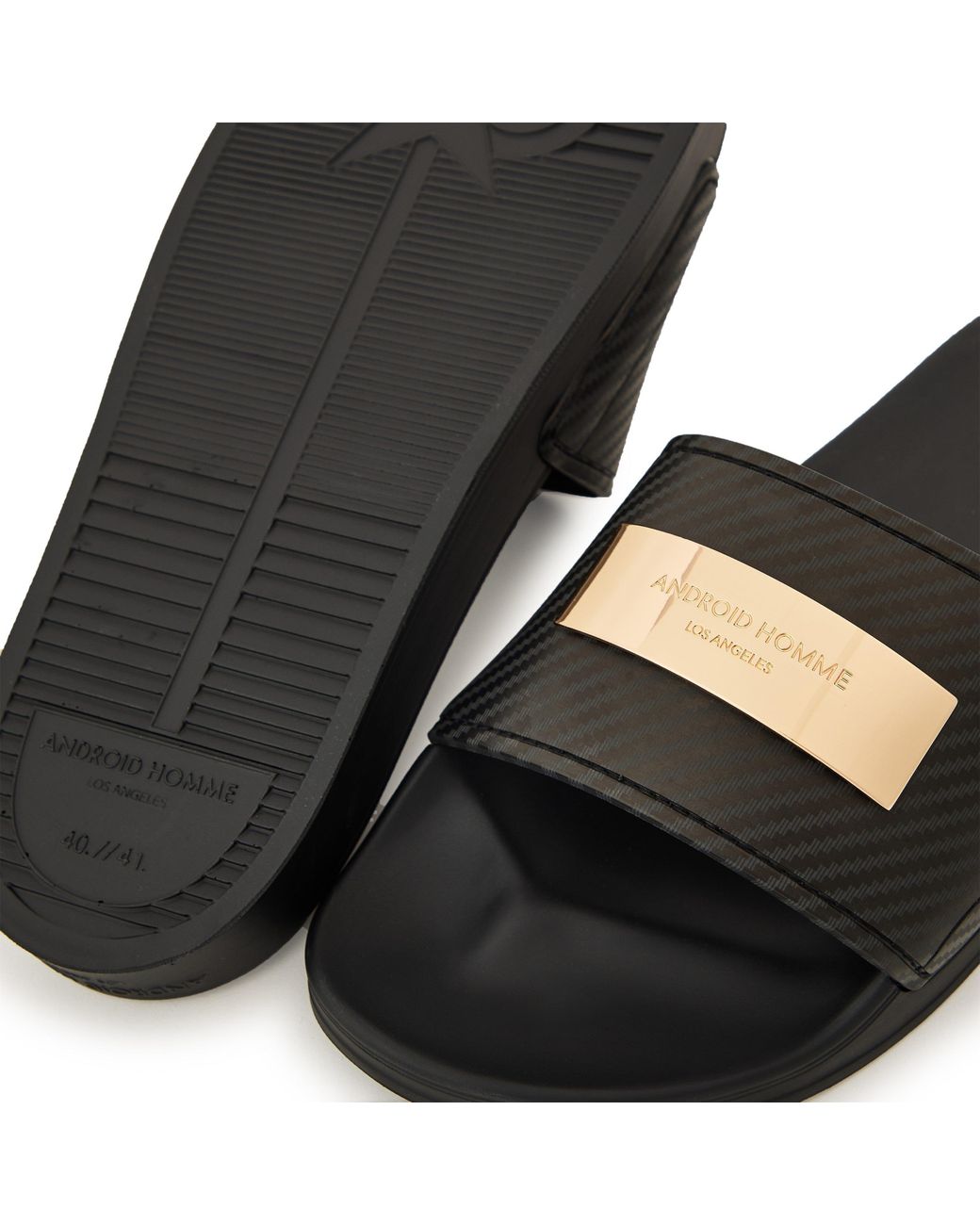 Android Homme Black Exclusive Pool Sliders for men