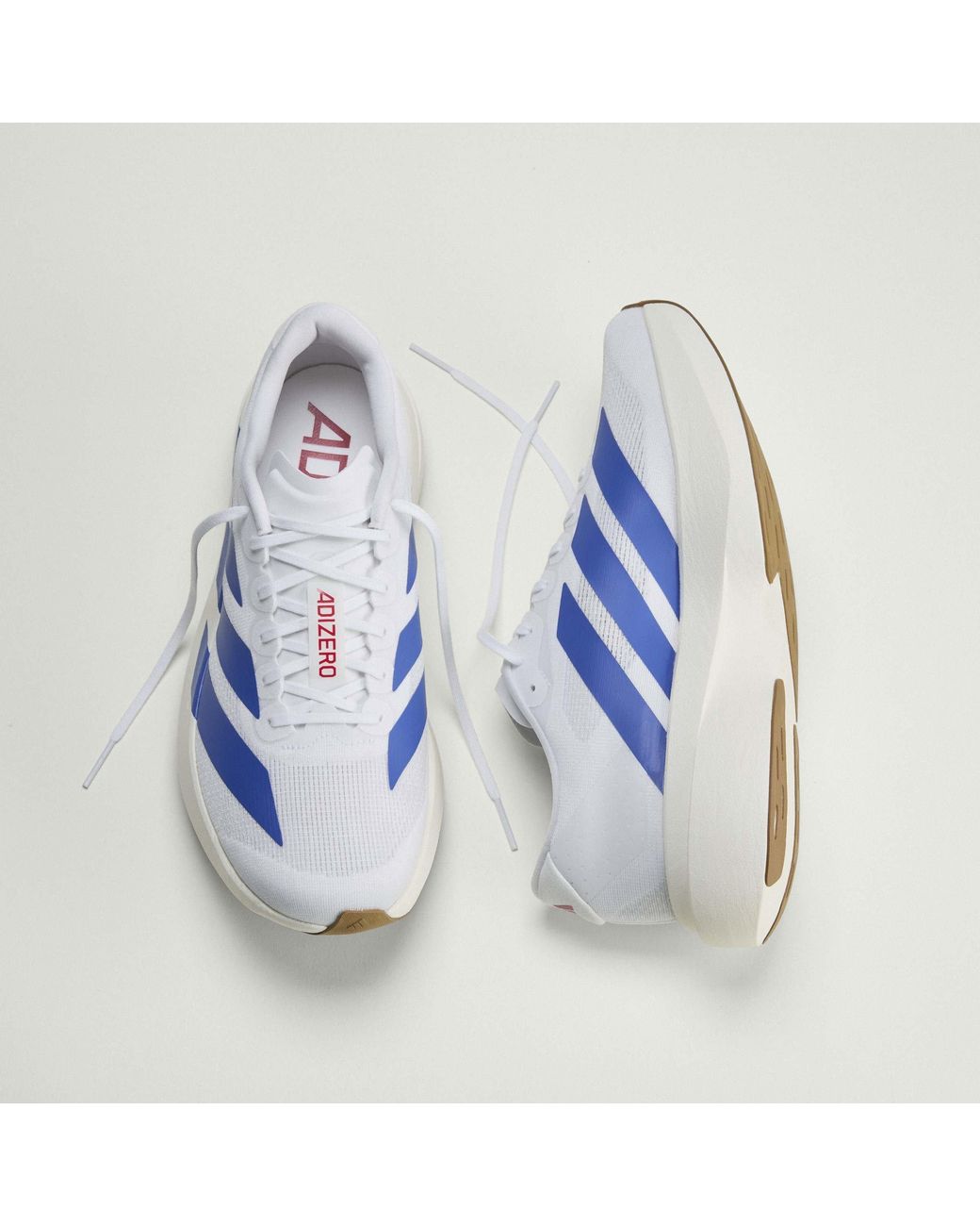 Adidas Blue Adizero Evo Sl Shoes for men