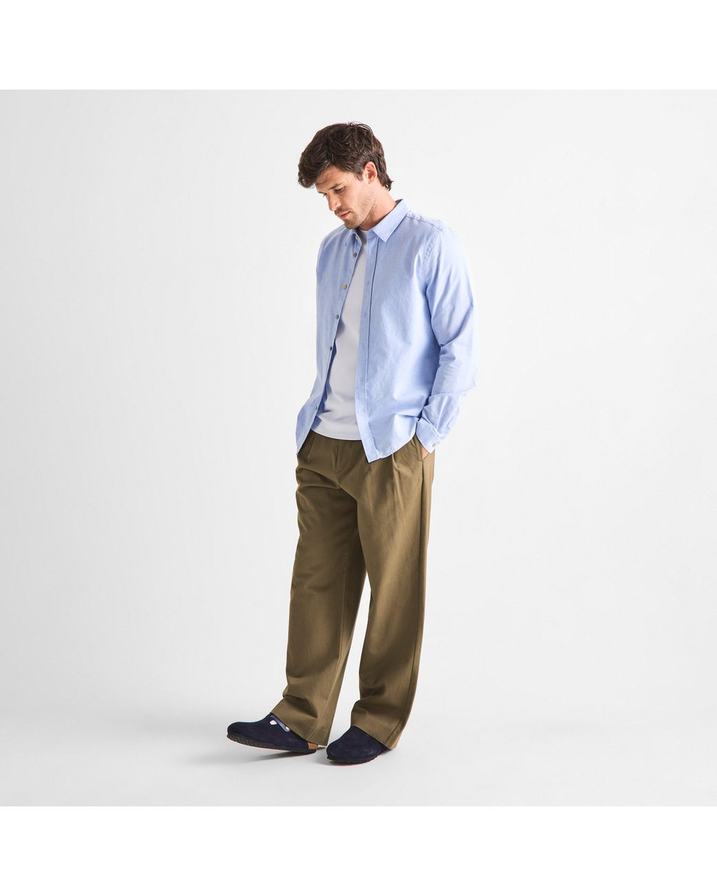 Paul Smith Brown Ps Pleated Trouser Sn64 for men