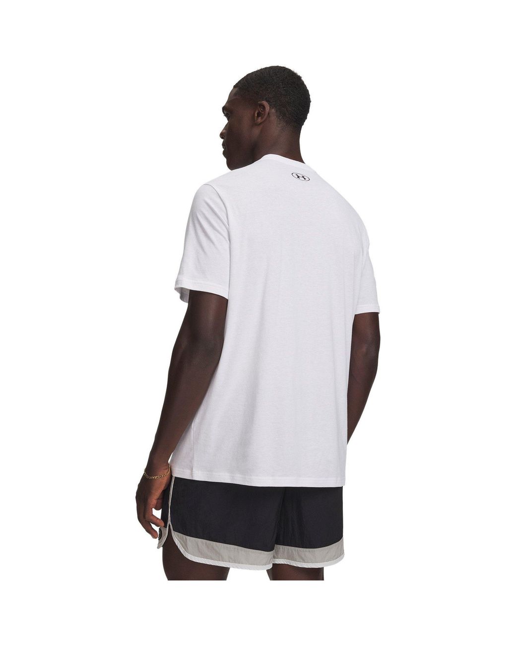 Under Armour White Sportstyle Left Chest Short-sleeve Shirt for men