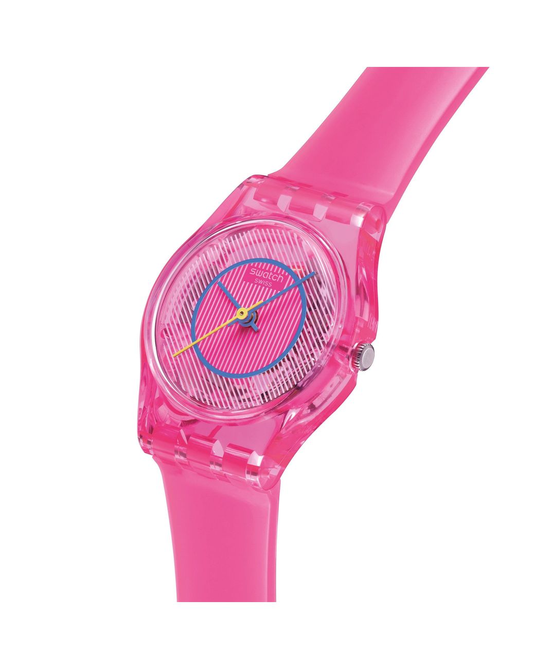 Swatch Pink Smash It Analogue Quartz Watch