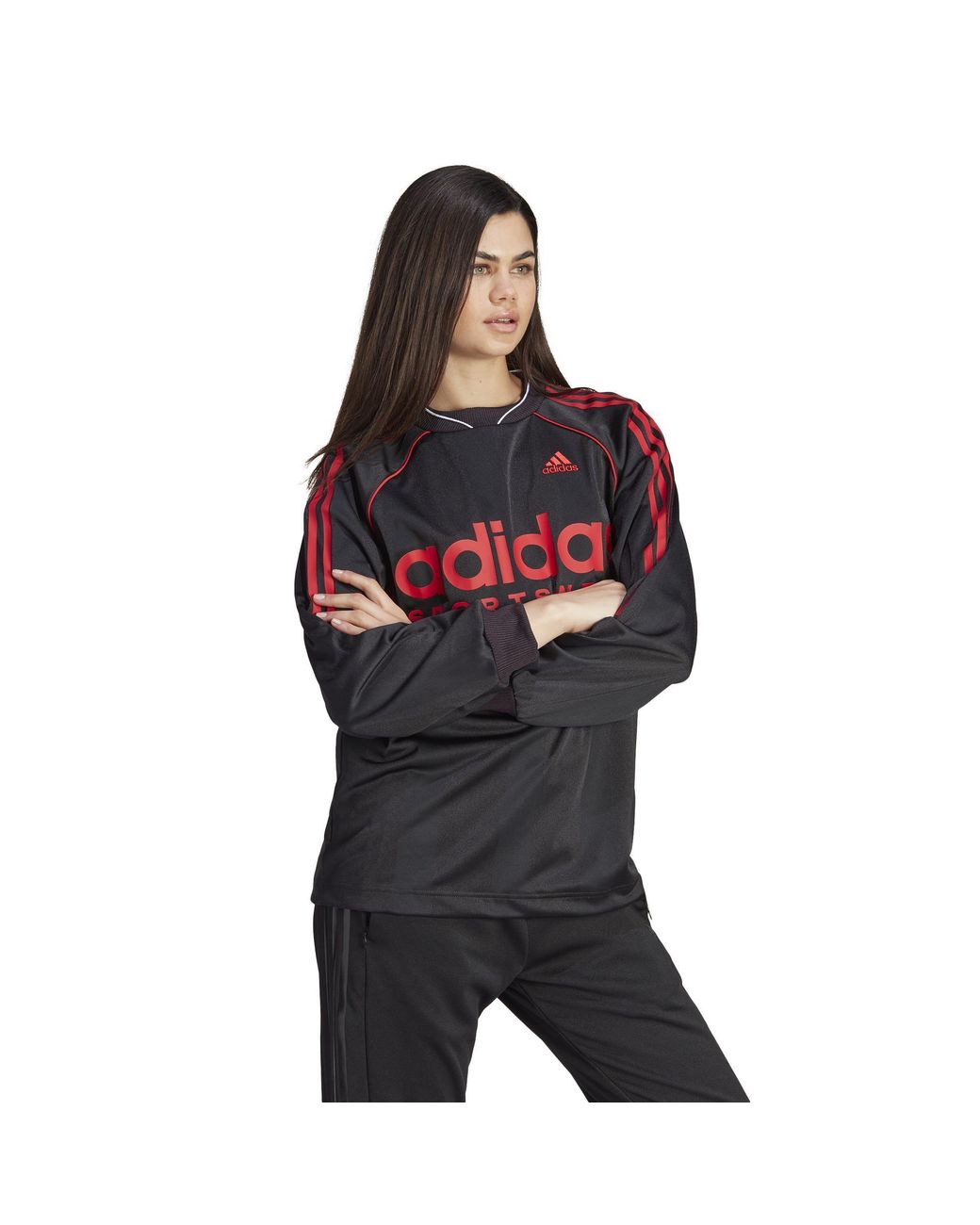 Adidas Black Jacquard Long-Sleeve Jersey