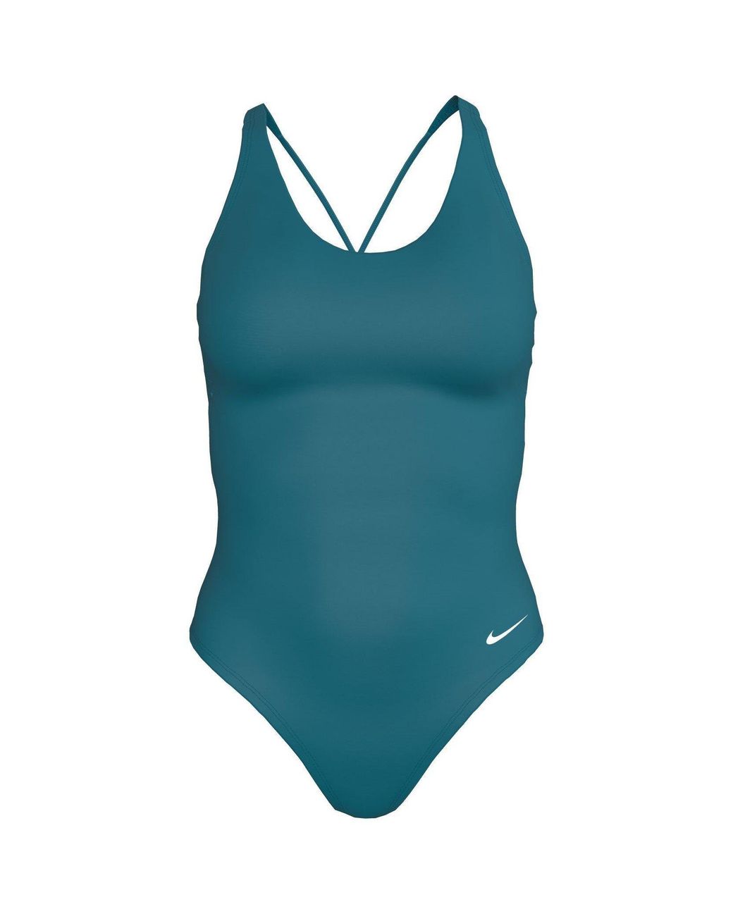 Nike Blue Swim Effortless Essential Swim Effortless Essential Scoop Neck One Piece