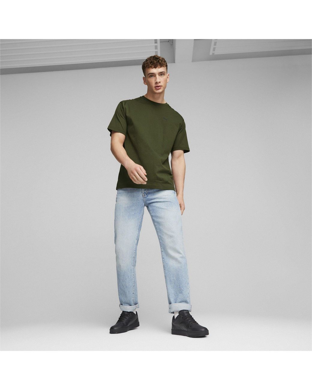 PUMA Black Caven Trainers for men