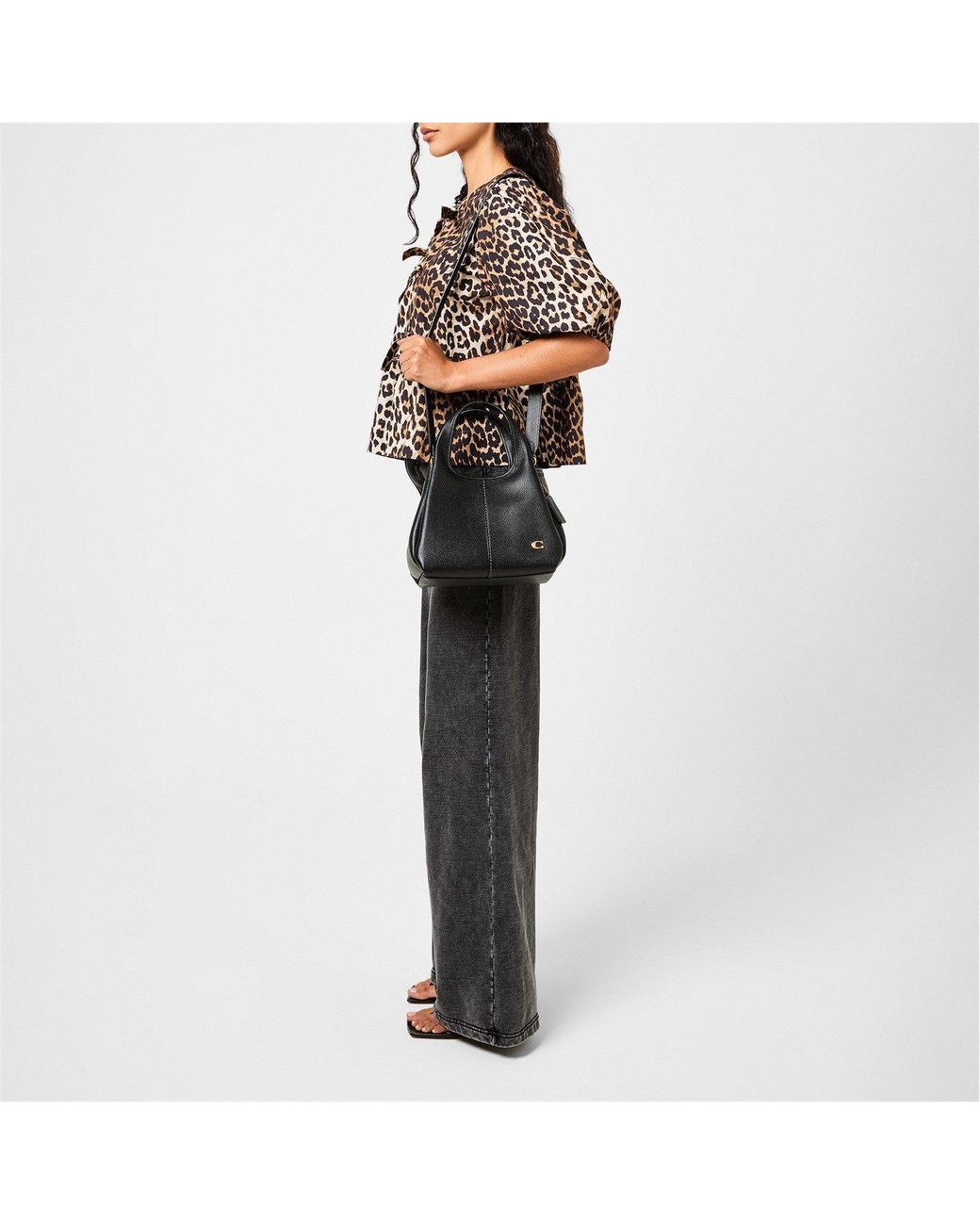 COACH Black Lana Shoulder Bag