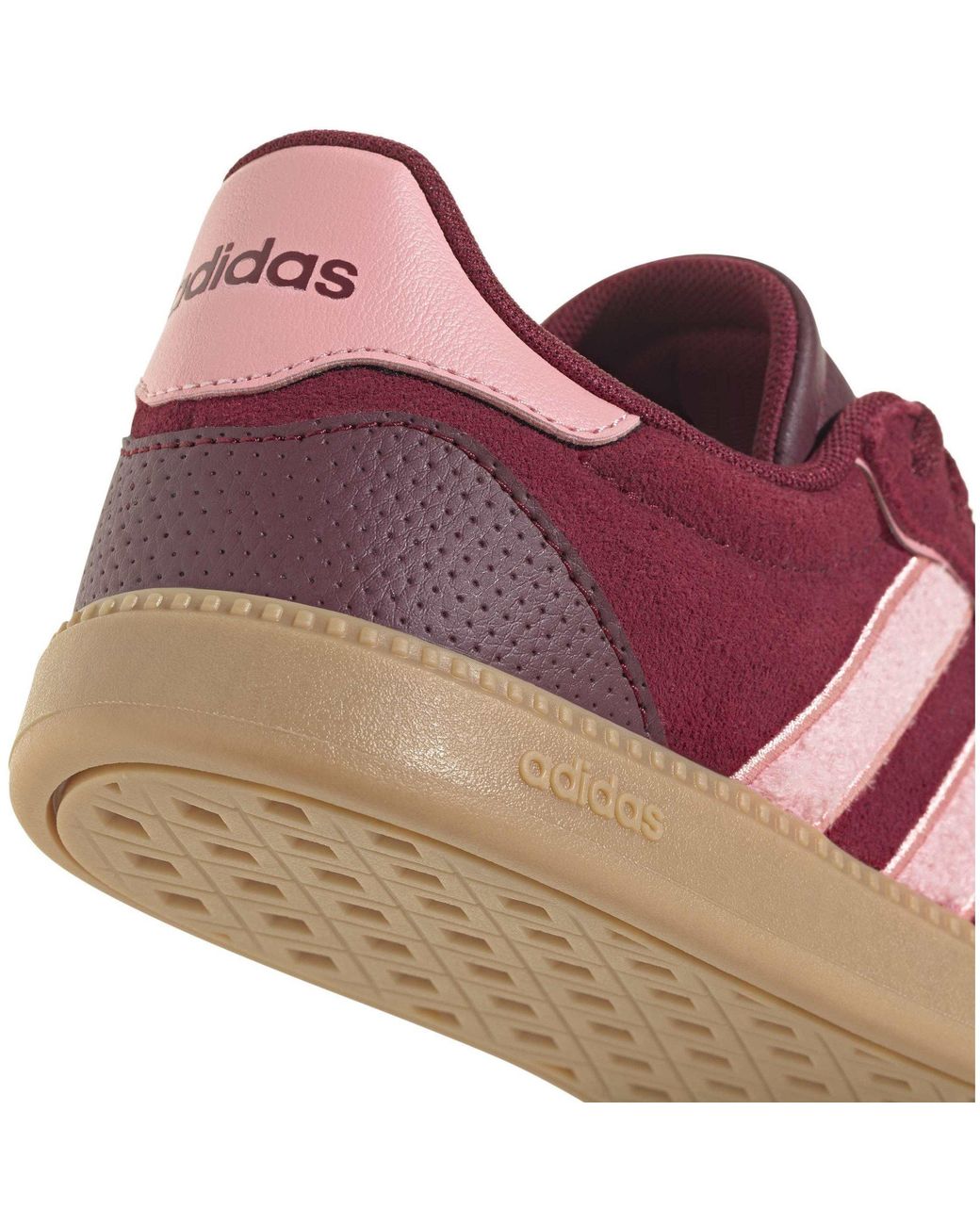 Adidas Red Breaknet Sleek Low-Top Trainers