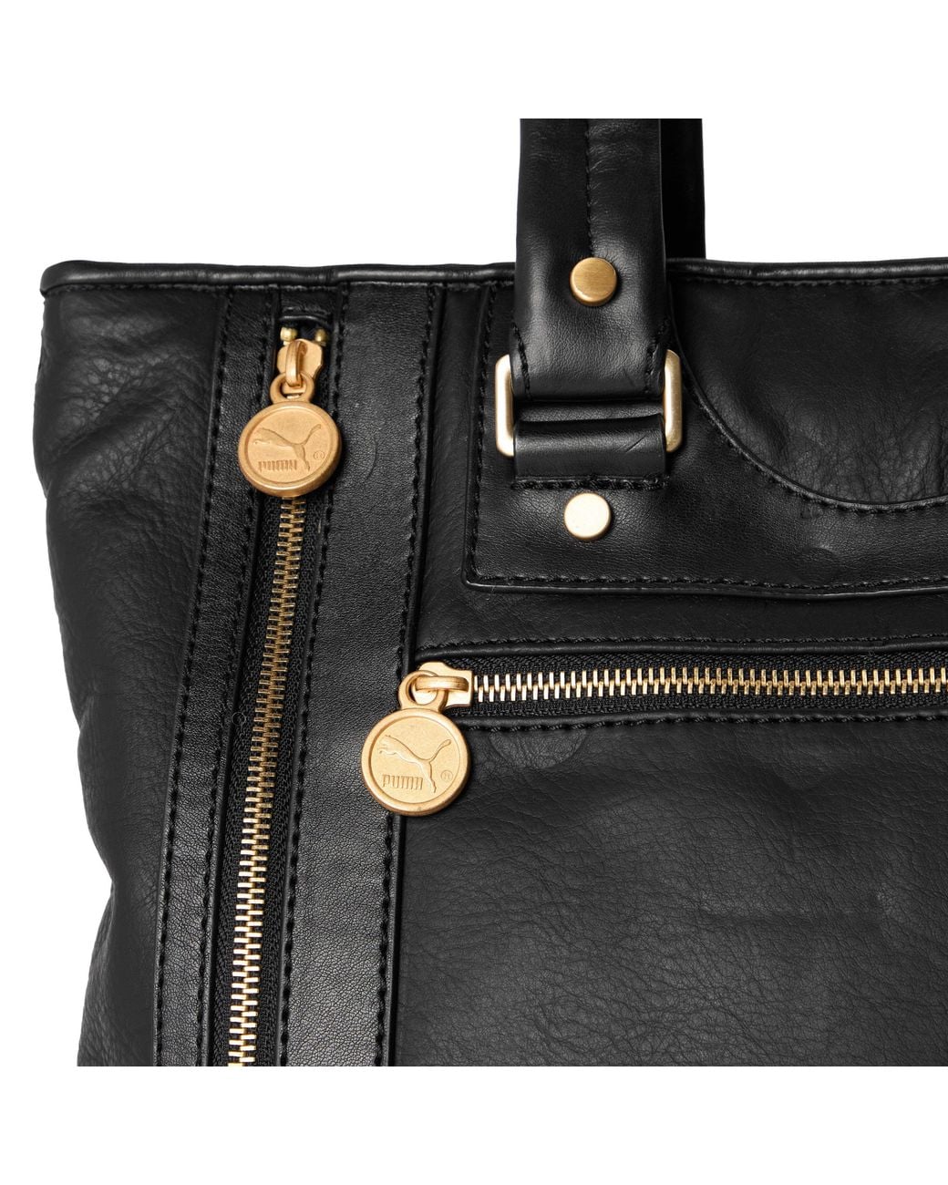 PUMA Black Remix Shopper Bag