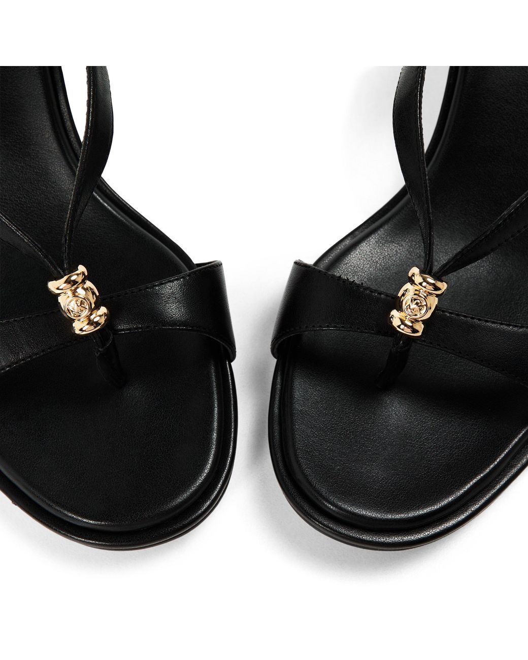 MICHAEL Michael Kors Black Cherie Heeled Sandals