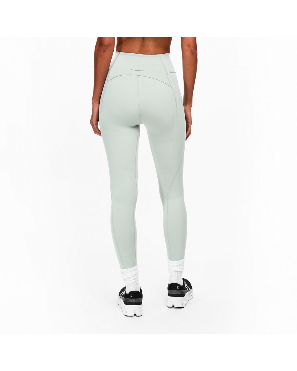 On Shoes Gray Studio Performance Gym Leggings