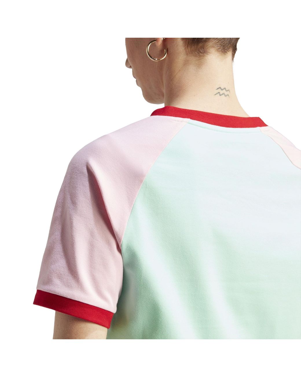Adidas Originals Blue V-Neck T-Shirt
