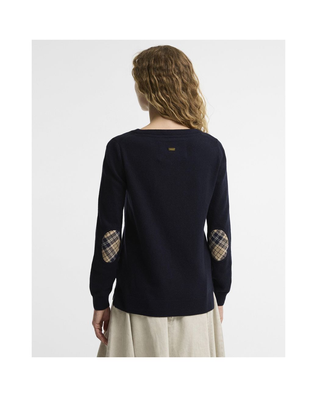 Barbour Blue Pendle Crew Neck Jumper