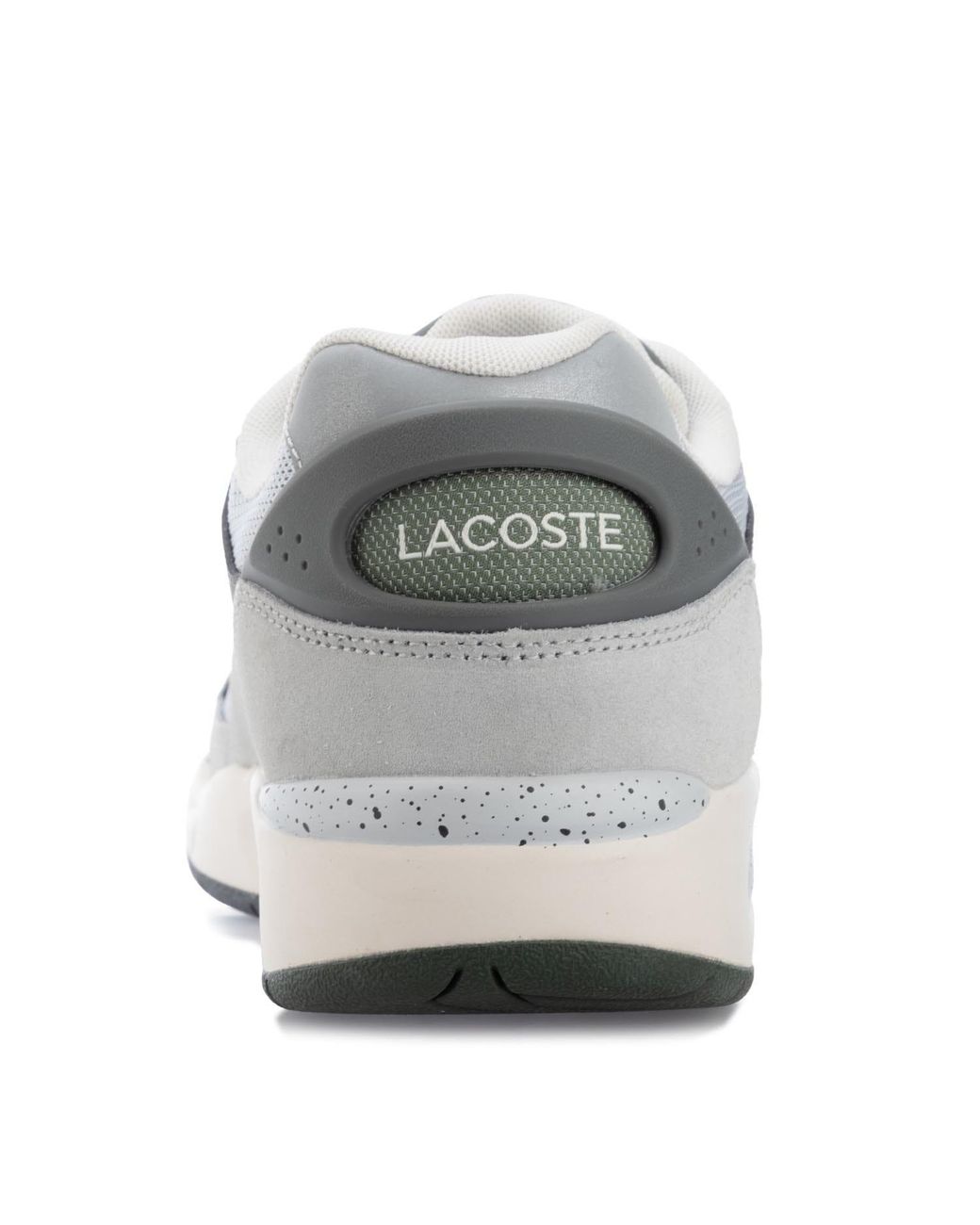 Lacoste White Storm 96 Vintage Leather Trainers Size 9 for men