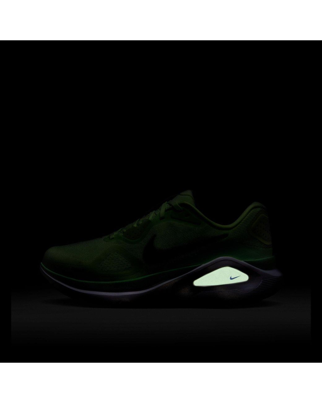 Nike Green Structure 26 Road Running Shoes for men