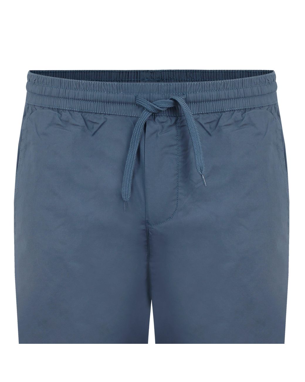Fabric Blue Cuffed Trsr Sn for men