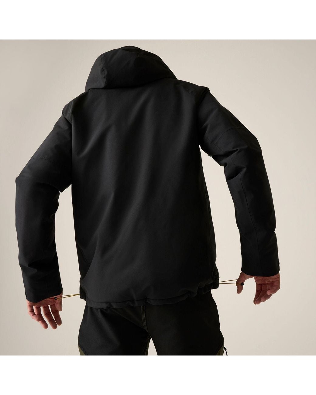 Regatta Black Highton Stretch Padded Waterproof Jacket for men
