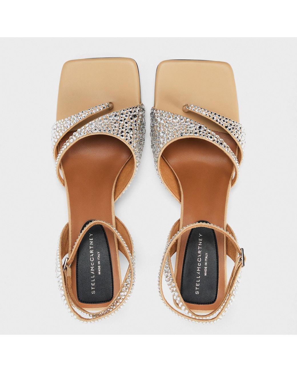 Stella McCartney Metallic Heeled Sandals