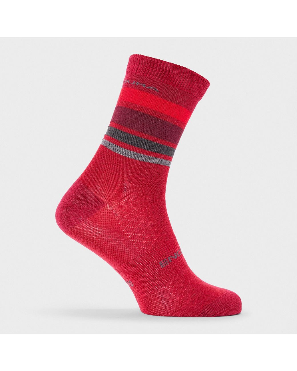 Endura Red Bb Stripe Cycling Socks