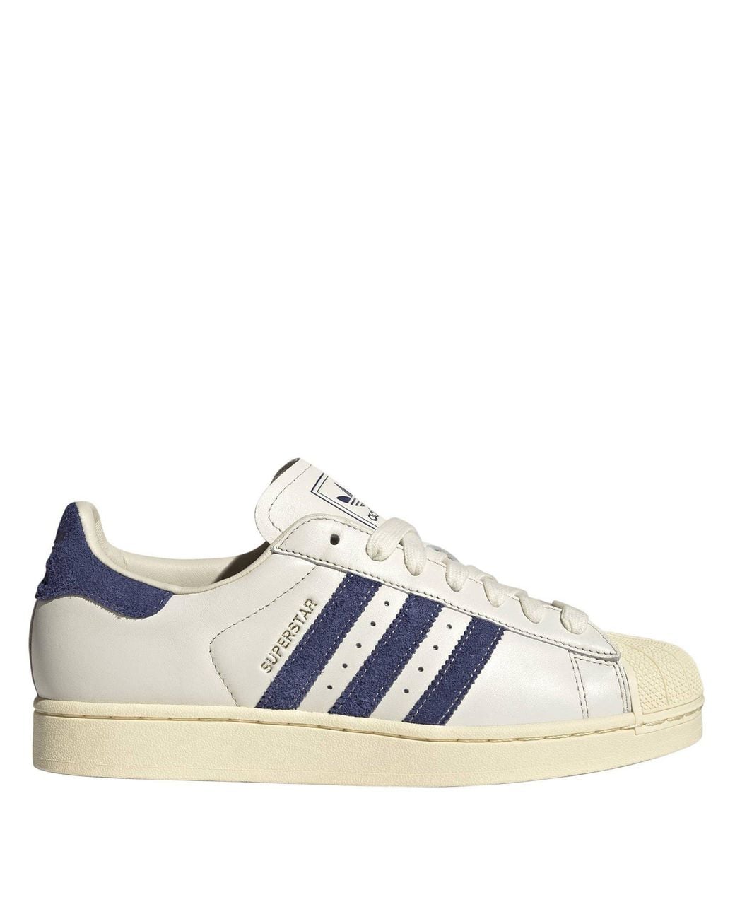 Adidas Originals Blue Superstar Ii Leather Low-Top Trainers