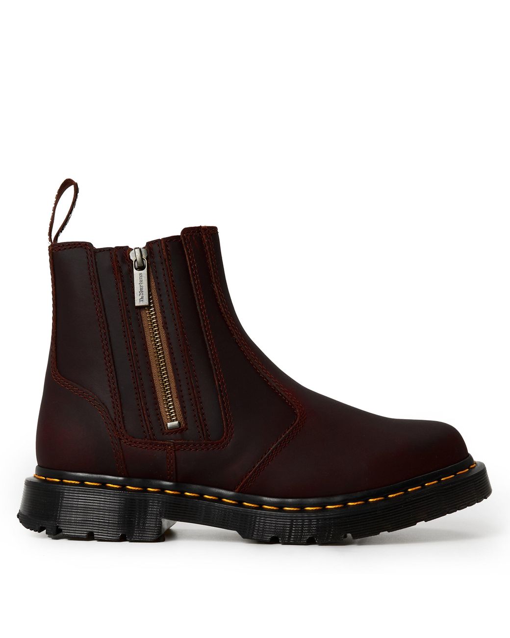 Dr. Martens Brown 2976 Alyson Zip Chelsea Boot