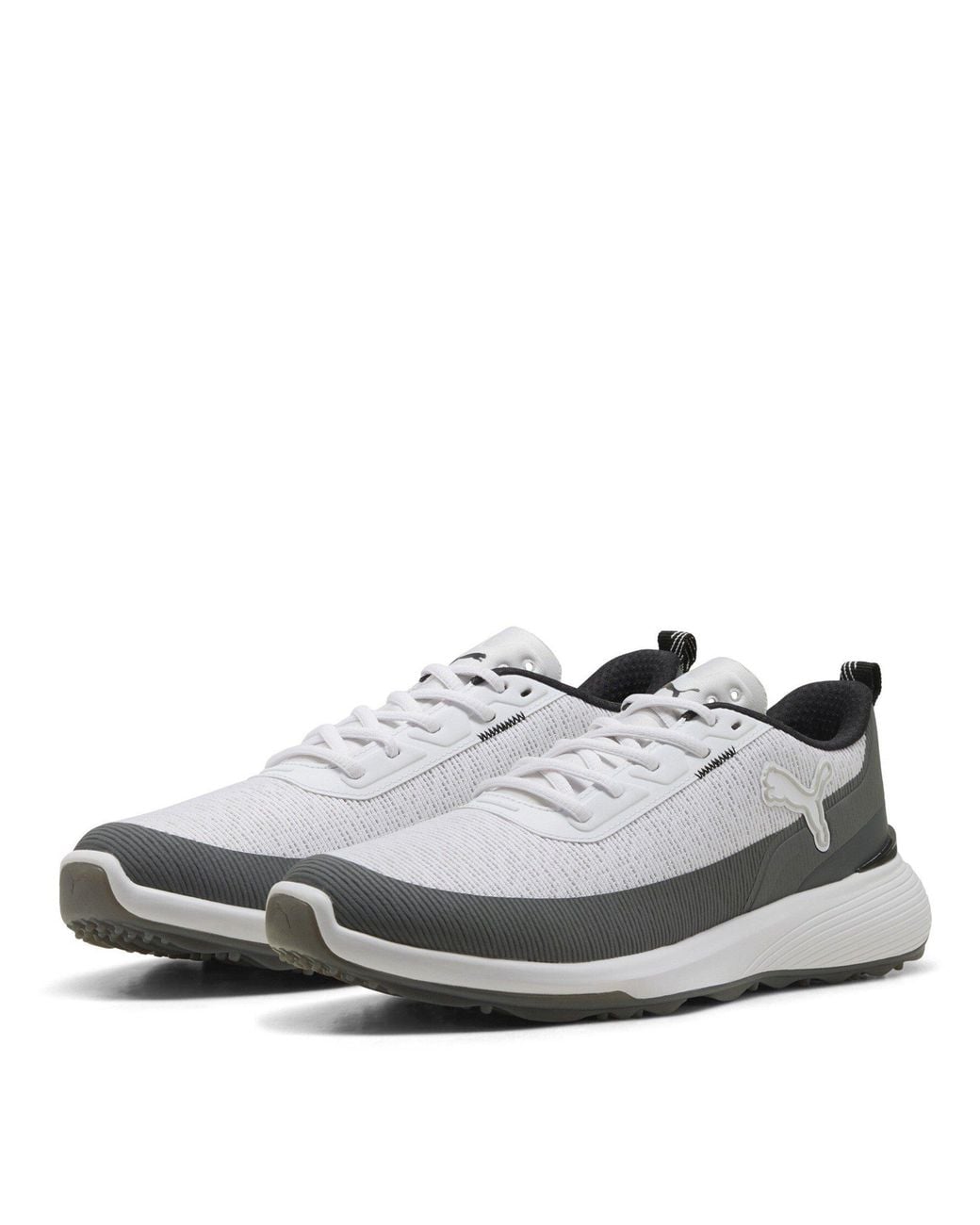 PUMA White Gruve Spikeless Golf Shoes for men