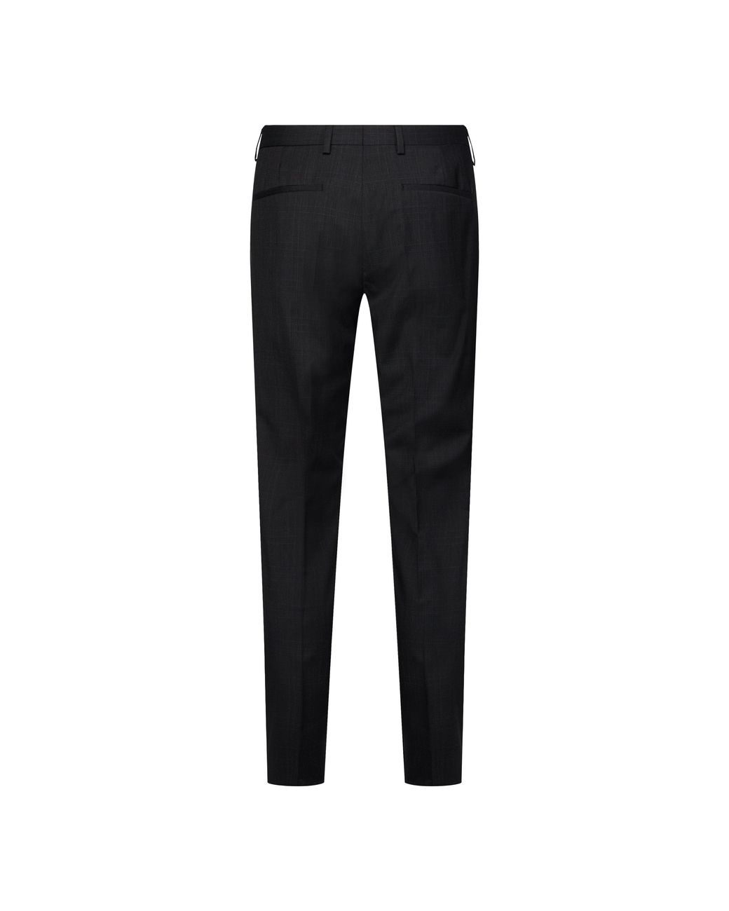 Calvin Klein Black Subtle Check Slim Suit Pants for men