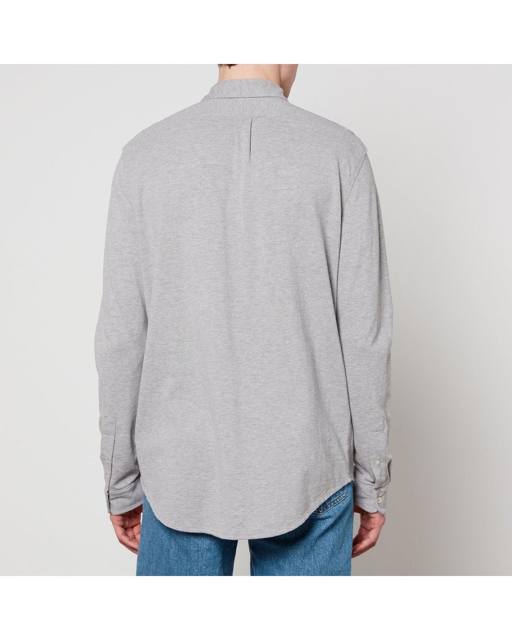 Ralph Lauren Gray Long Sleeve Plain Shirt for men