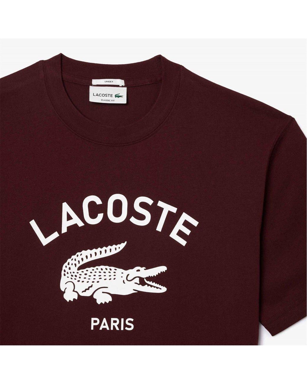 Lacoste Red Paris Tee Sn44 for men